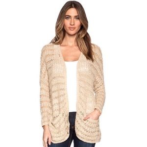 Free People Last Night Stripe Cardigan